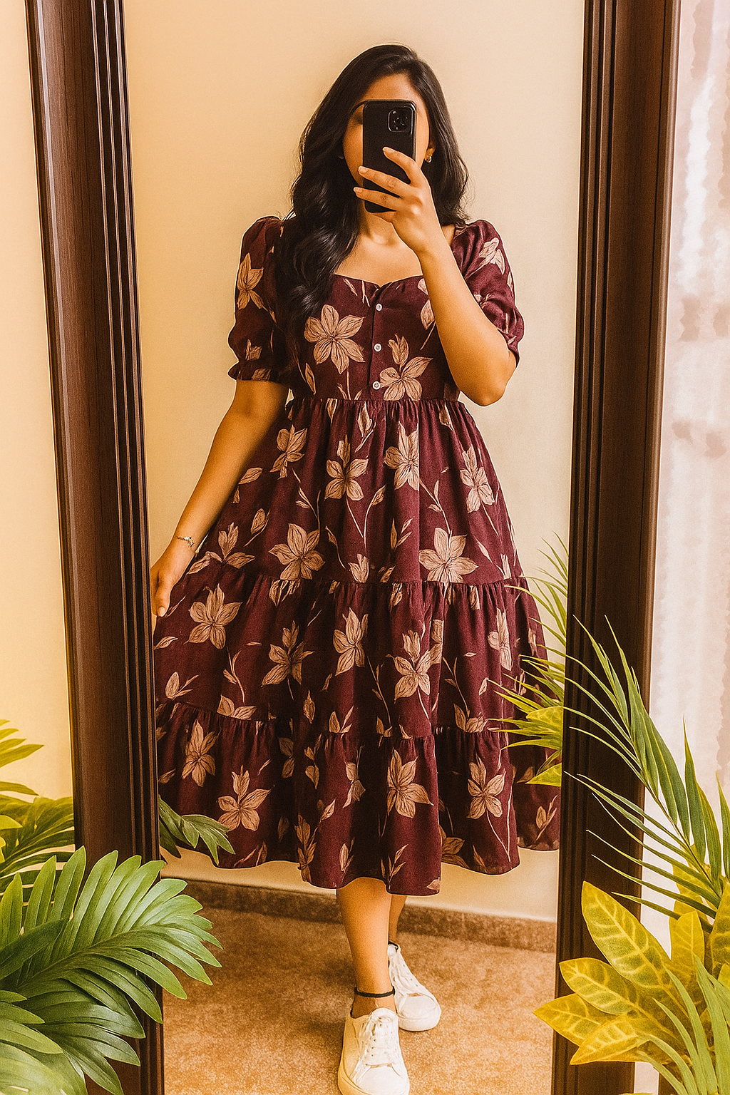 Elegant Floral Gown