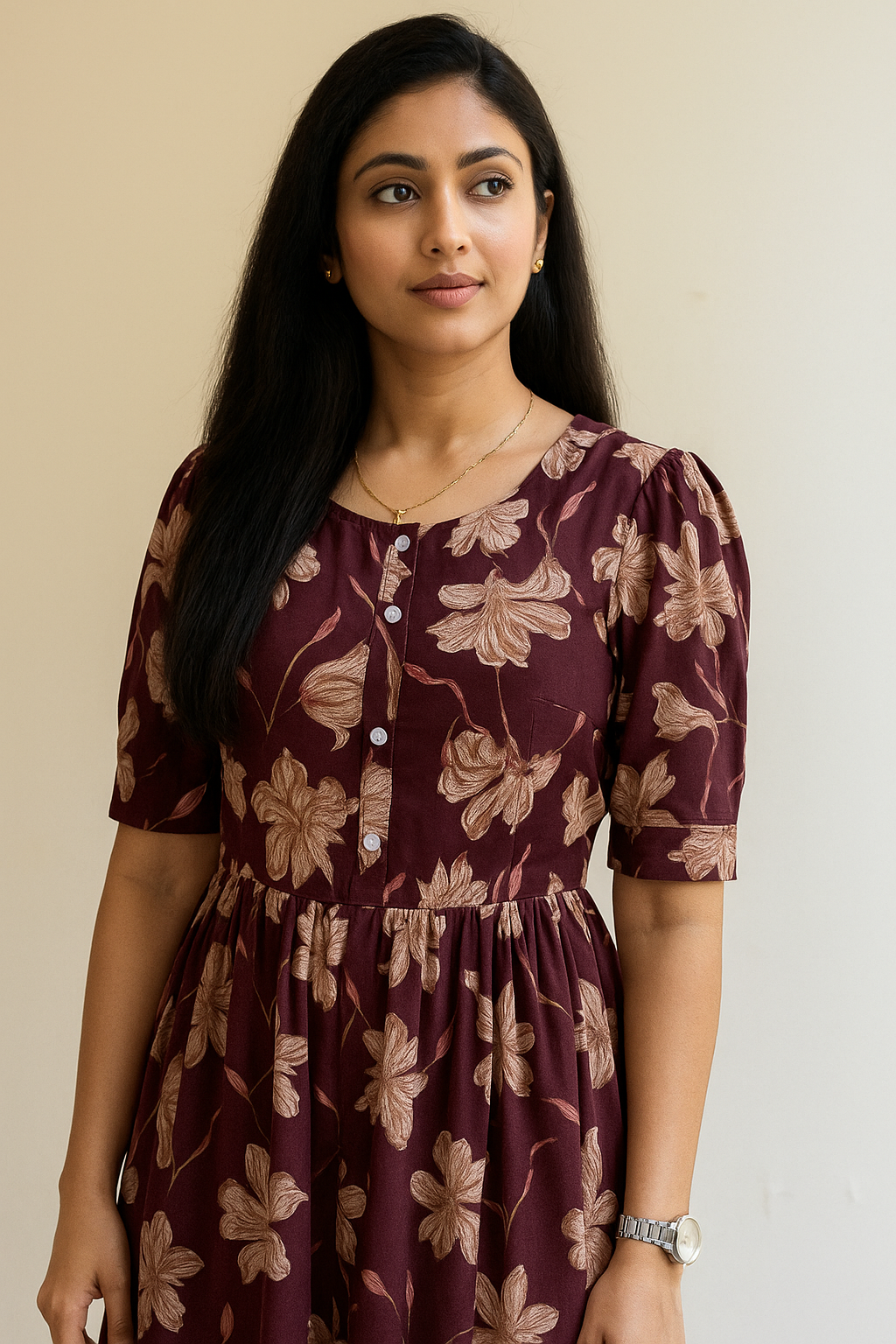 Elegant Floral Gown