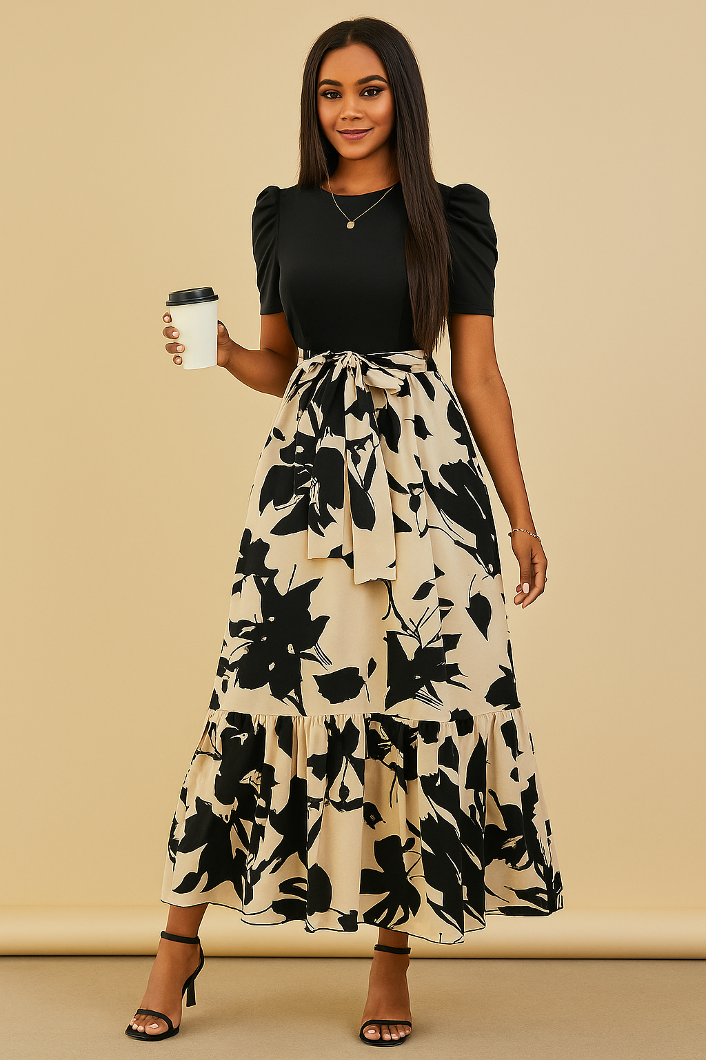 Elegant floral Dress